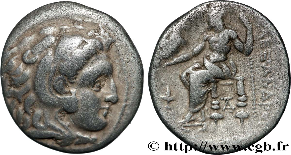 MACEDONIA - KINGDOM OF MACEDONIA - PHILIPP III ARRHIDAEUS Drachme AU/XF