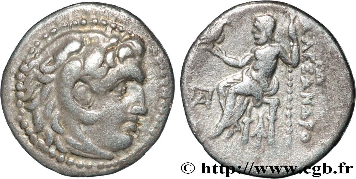 MACEDONIA - MACEDONIAN KINGDOM - PHILIPP III ARRHIDAEUS Drachme AU/XF
