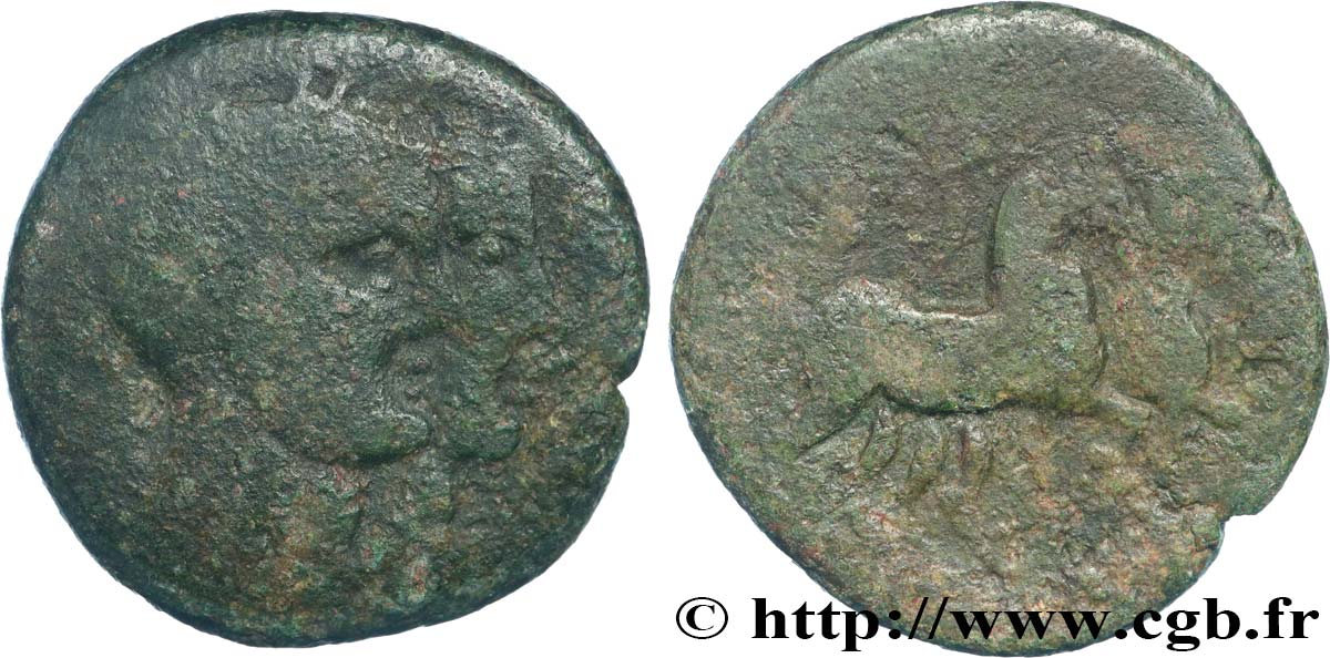 NUMIDIA - RUSICADE Triple shekel BC
