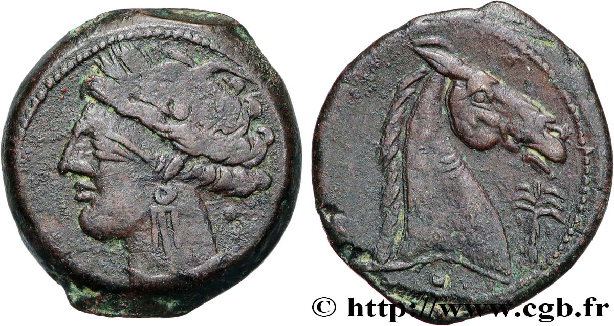 ZEUGITANA - CARTHAGE Shekel XF