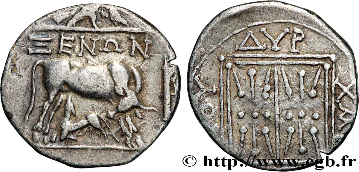 ILLYRIA - DYRRACHIUM Drachme XF