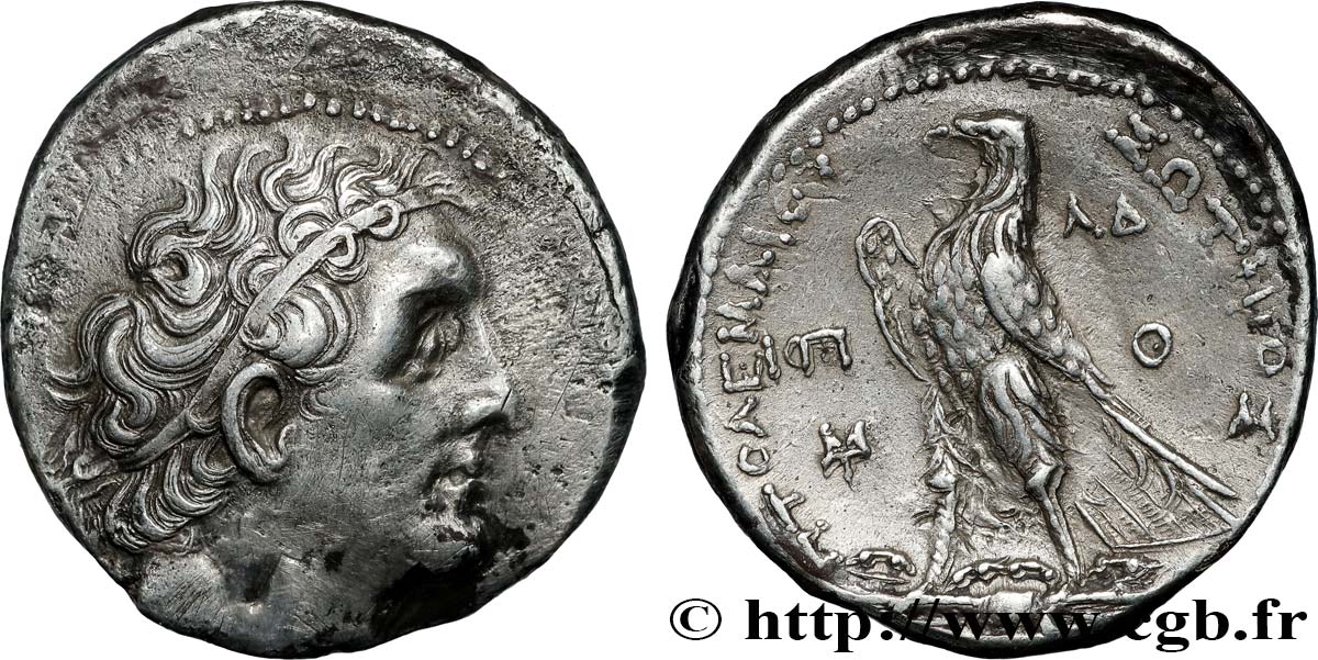 ÉGYPTE - ROYAUME LAGIDE - PTOLÉMÉE II PHILADELPHE Tétradrachme TTB+
