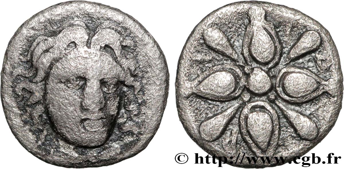 CARIA - SATRAPS OF CARIA - HIDREIUS Trihemiobole XF