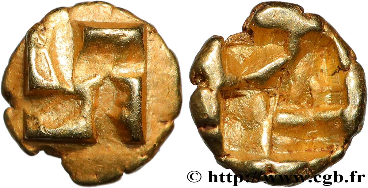 IONIE - MILET Vingt-quatrième de statère en électrum SUP