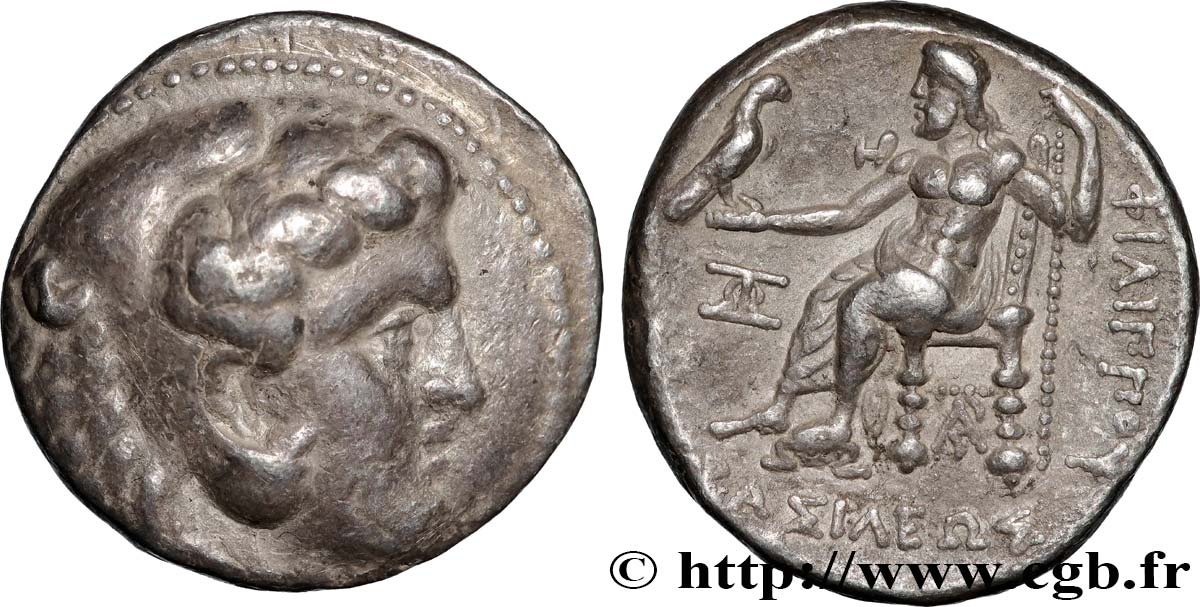 MACEDONIA - MACEDONIAN KINGDOM - PHILIPP III ARRHIDAEUS Tétradrachme XF/AU
