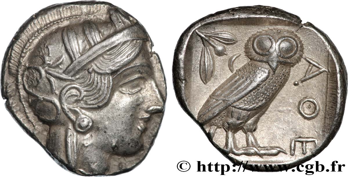 ATTIQUE - ATHÈNES Tétradrachme SUP/SPL