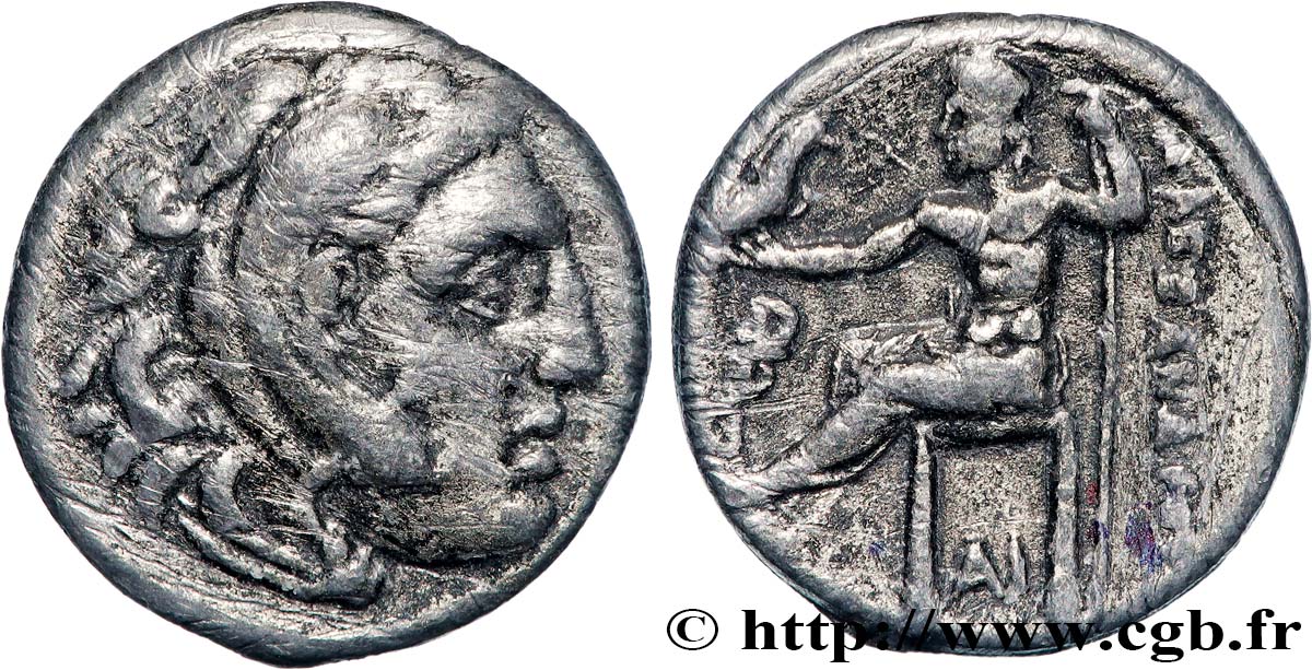 MACEDONIA - KINGDOM OF MACEDONIA - PHILIP III ARRHIDAEUS Drachme XF/AU