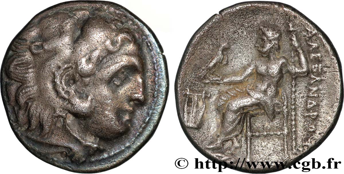 MACEDONIA - KINGDOM OF MACEDONIA - PHILIPP III ARRHIDAEUS Drachme XF/AU