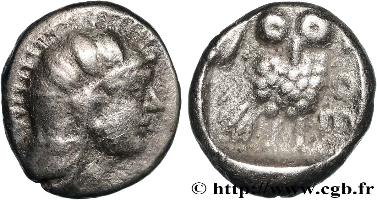 ATTICA - ATHENS Obole XF