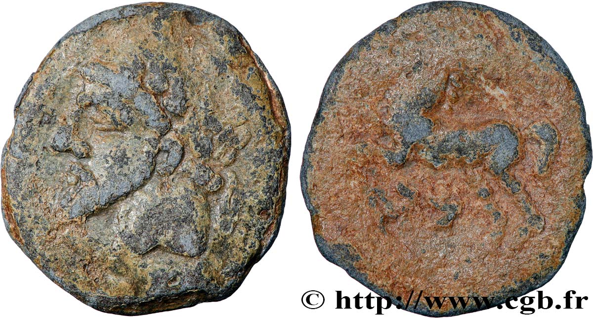 NUMIDIA - KINGDOM OF NUMIDIA - MASINISSA or MICIPSA Unité VF/VF