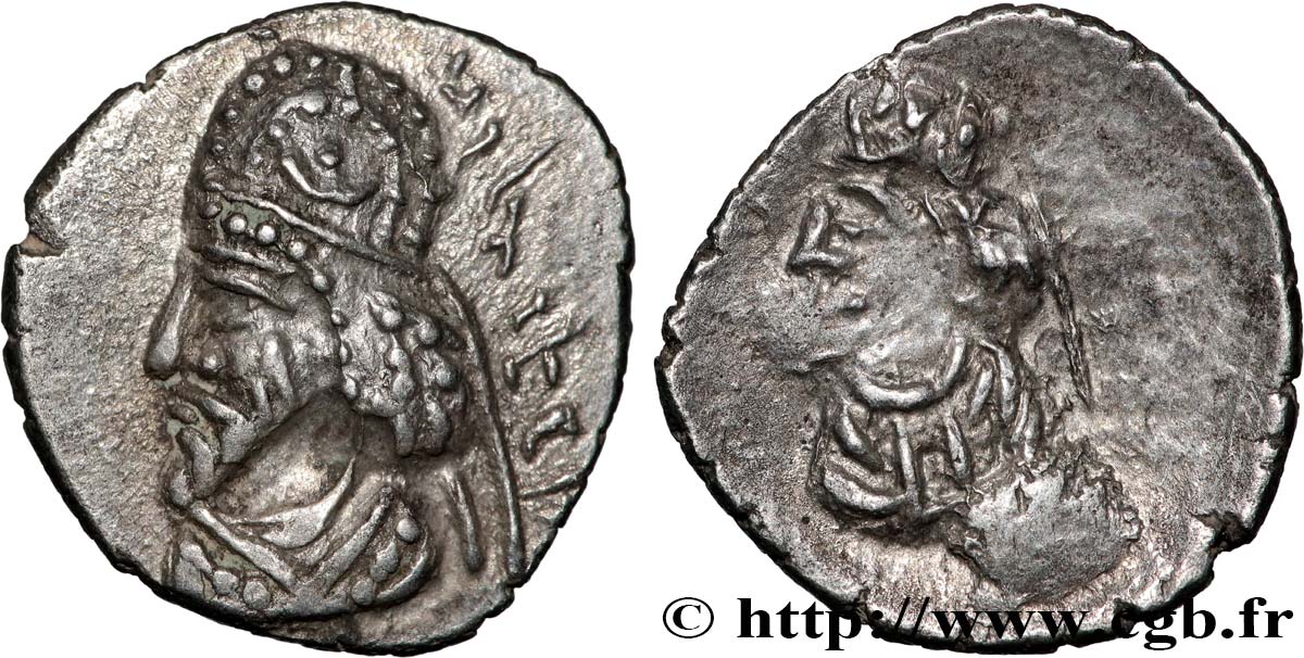 KINGDOM OF PERSIS - MANUCHTIR Ist Hemidrachme VZ/SS