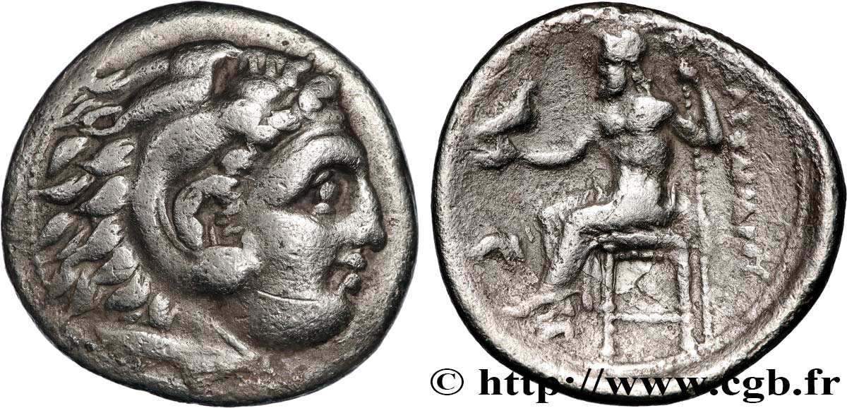 MACEDONIA - MACEDONIAN KINGDOM - ANTIGONUS MONOPHTALMUS Drachme AU/XF