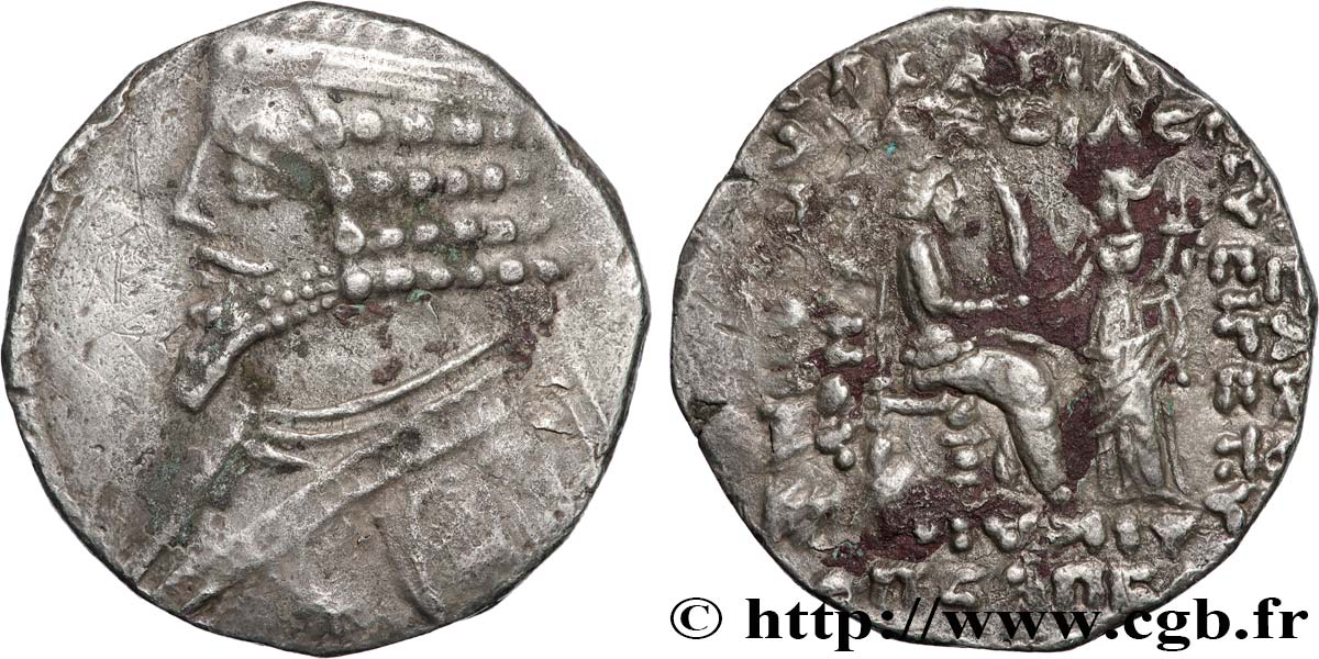 PARTHIEN - KÖNIGREICH DER PARTHER - PHRAATES IV Tétradrachme SS