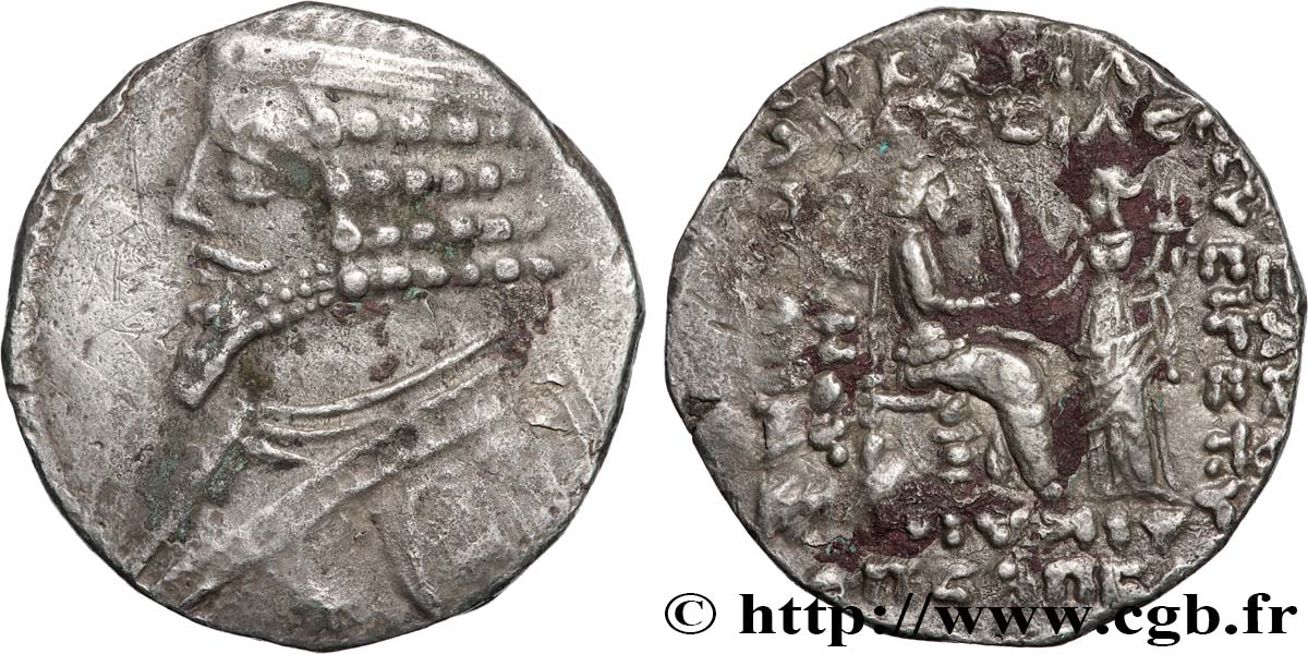 PARTHIA - PARTHIAN KINGDOM - PHRAATES IV Tétradrachme XF