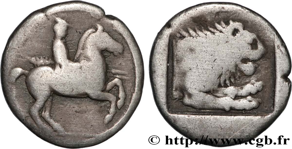 MACEDONIA - MACEDONIAN KINGDOM - PERDICCAS II Tetrobole, étalon lourd VF