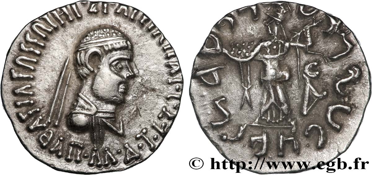 BACTRIA - BACTRIAN KINGDOM - APOLLODOTUS II Drachme AU/AU