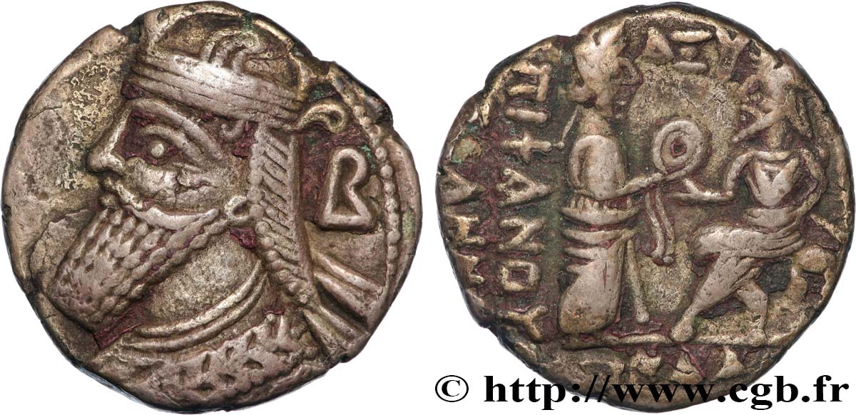 PARTHIAN KINGDOM - VOLOGESE IV Tétradrachme XF