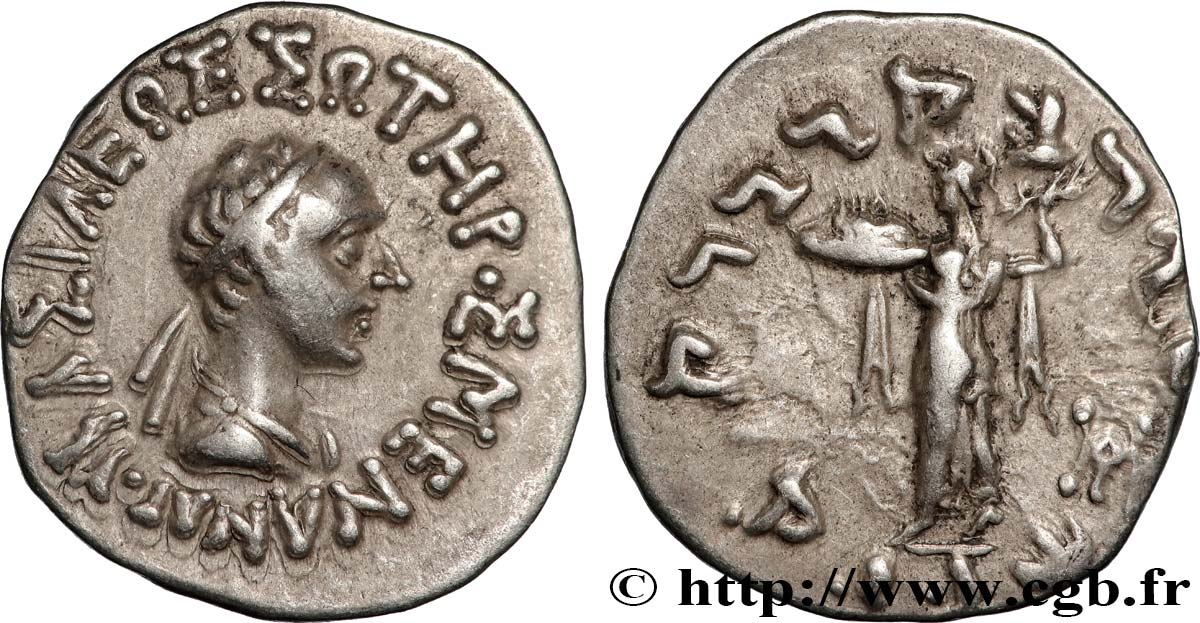 BACTRIA - REINO DE BACTRIA - MENANDROS I SOTER Drachme EBC/MBC+