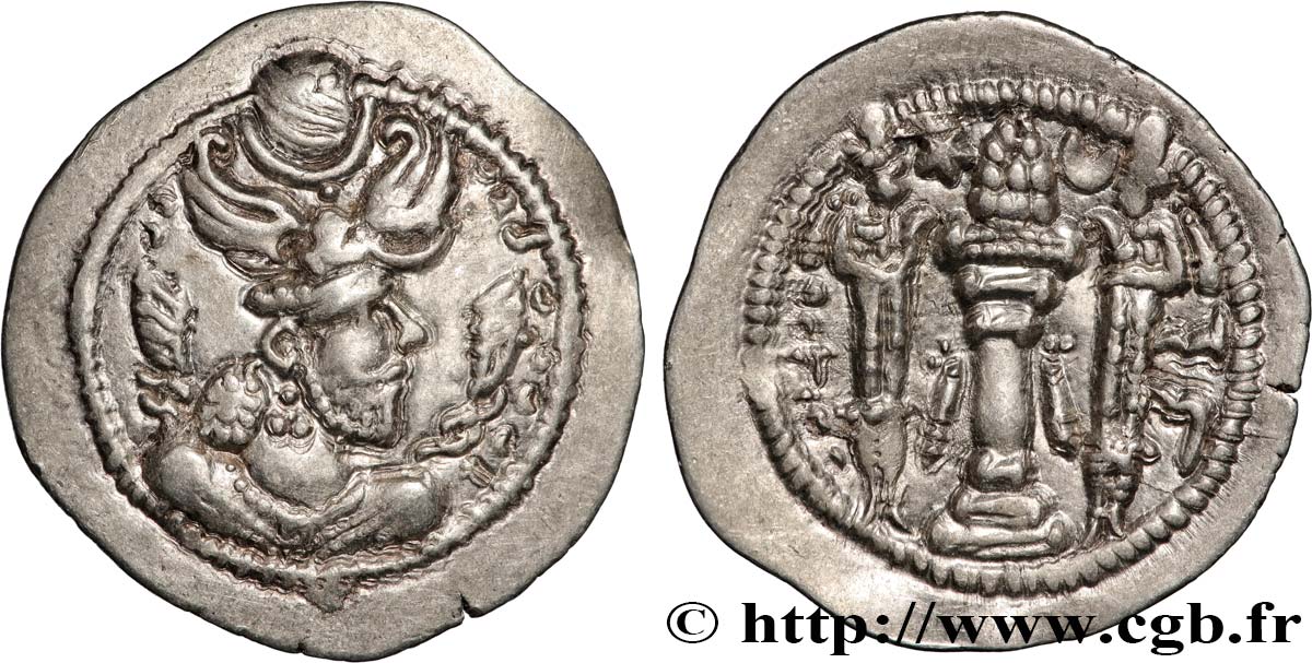 SASANIAN - SASANIAN KINGDOM - PEROZ I Drachme AU