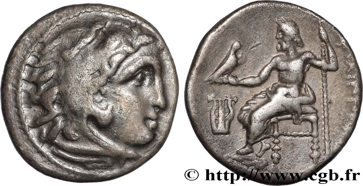 MACEDONIA - KINGDOM OF MACEDONIA - PHILIPP III ARRHIDAEUS Drachme XF/AU