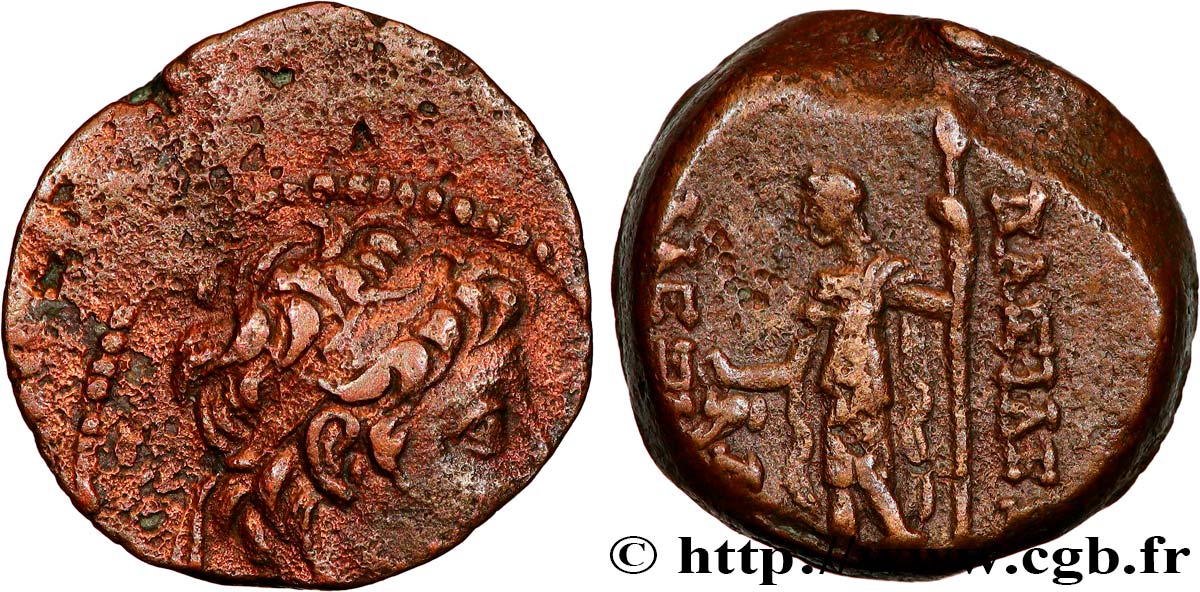 SYRIA - SELEUKID KINGDOM - ALEXANDER II ZEBINA Chalque XF