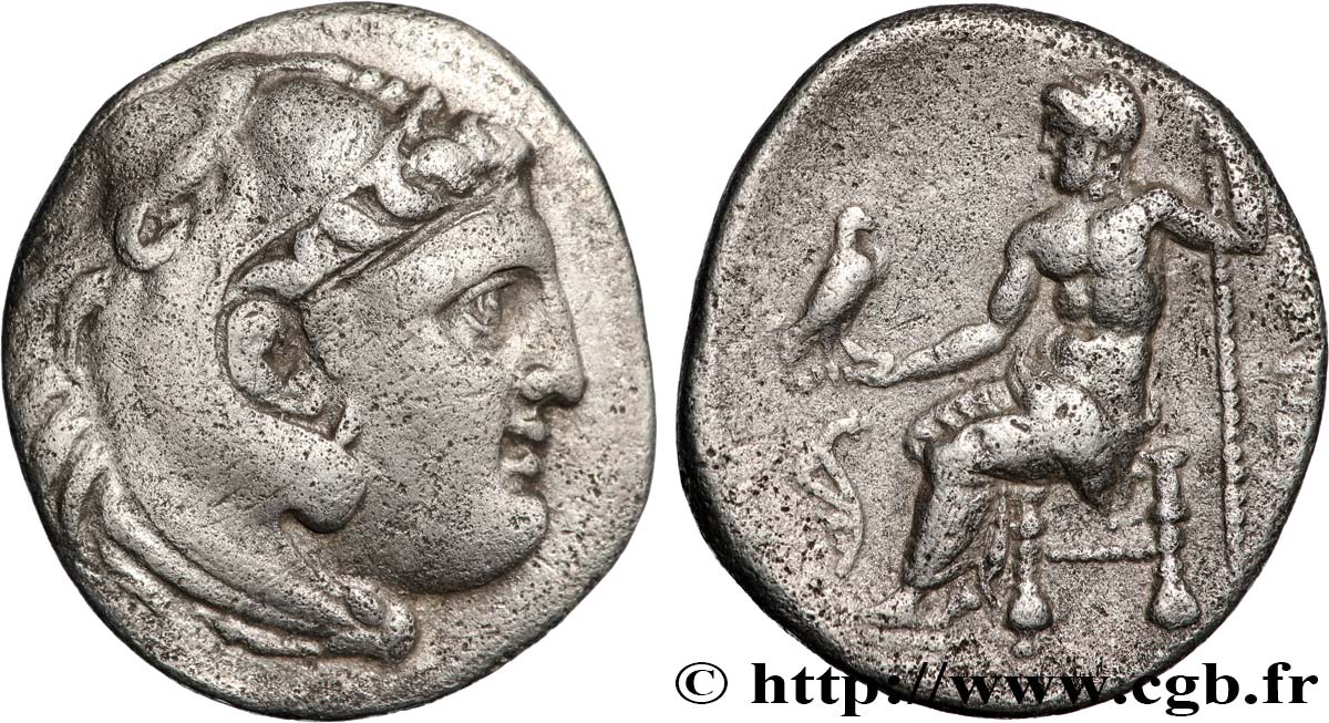 MACEDONIA - MACEDONIAN KINGDOM - DEMETRIOS POLIORKETES Drachme AU/XF