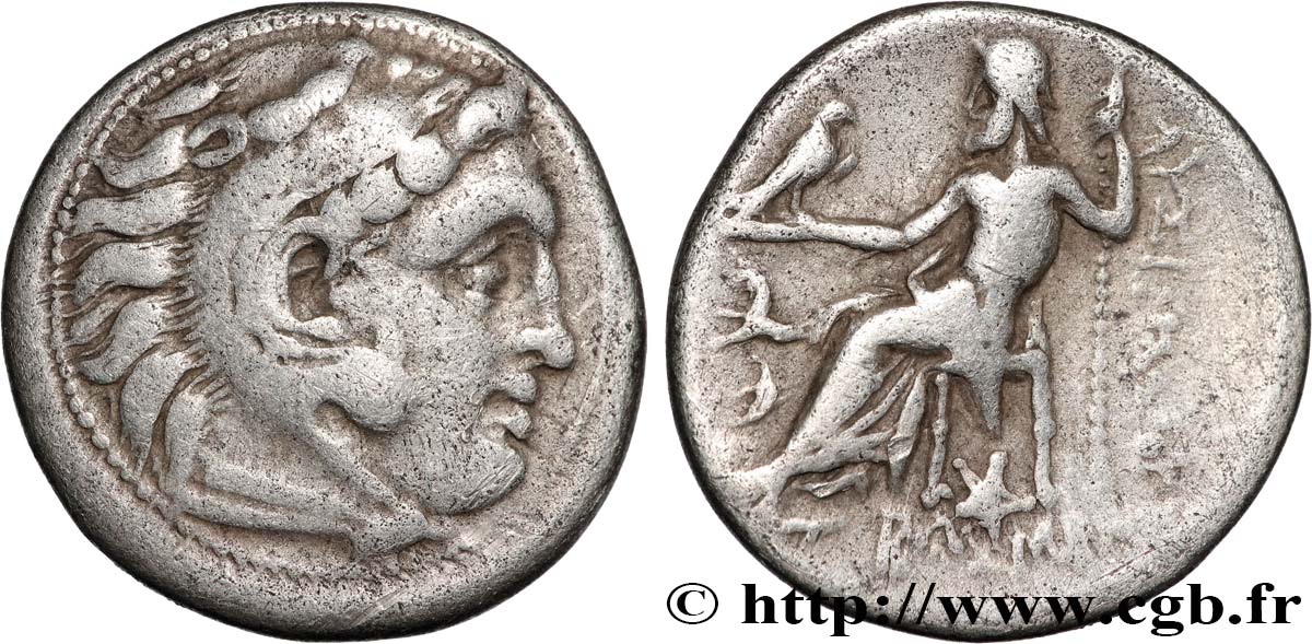 THRACE - THRACIAN KINGDOM - LYSIMACHOS Drachme XF