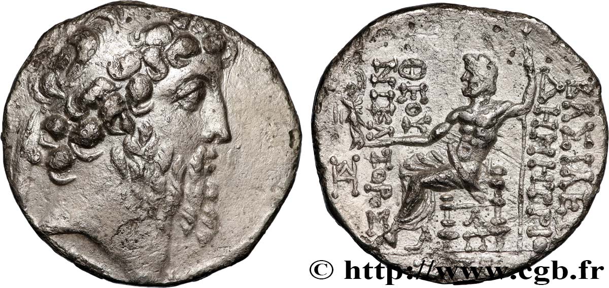 SYRIA - SELEUKID KINGDOM - DEMETRIOS II NICATOR Tétradrachme XF
