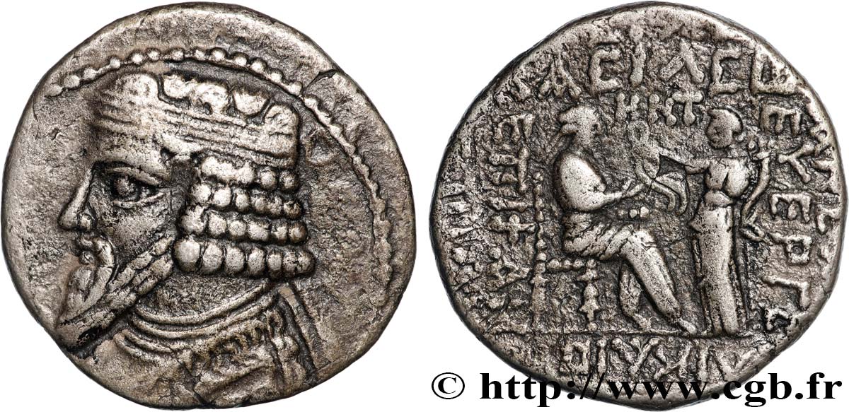 PARTHIA - PARTHIAN KINGDOM - PHRAATES IV Tétradrachme XF