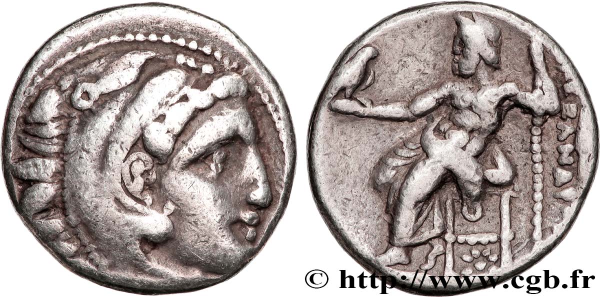 MACEDONIA - KINGDOM OF MACEDONIA - PHILIP III ARRHIDAEUS Drachme XF