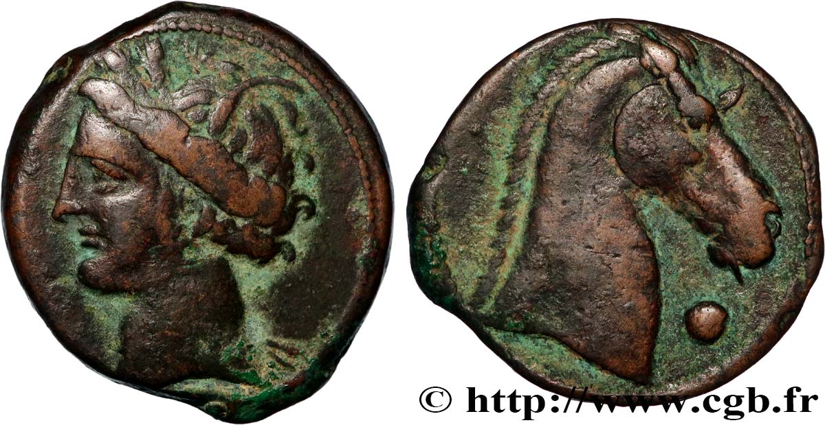 ZEUGITANIA - CARTHAGE Shekel XF/AU