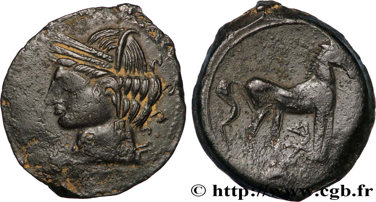 ZEUGITANIA - CARTHAGE Shekel XF