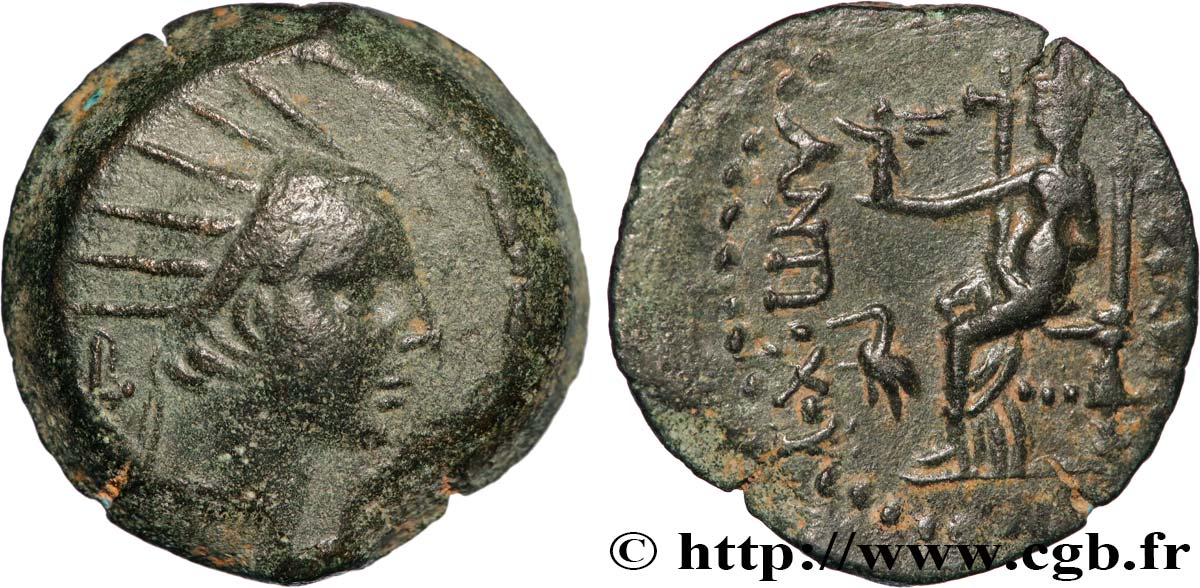 SYRIA - SELEUKID KINGDOM - ANTIOCHUS IV EPIPHANES Dichalque XF