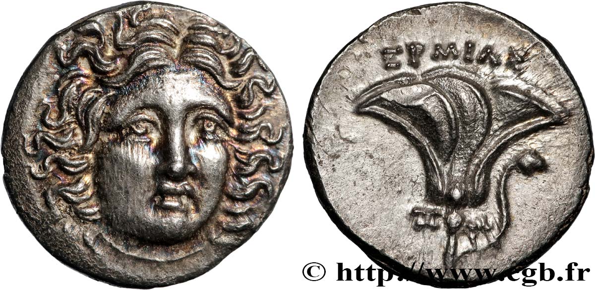 CARIA - CARIAN ISLANDS - PERAIA OF RHODES Drachme MS