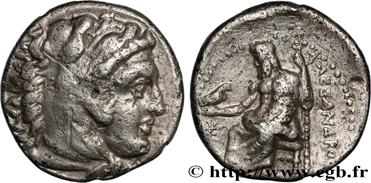 MACEDONIA - REINO DE MACEDONIA - ALEJANDRO III EL GRANDE Drachme MBC/BC+