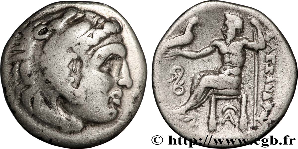 MACEDONIA - REINO DE MACEDONIA - FELIPE III ARRIDAIOS Drachme MBC