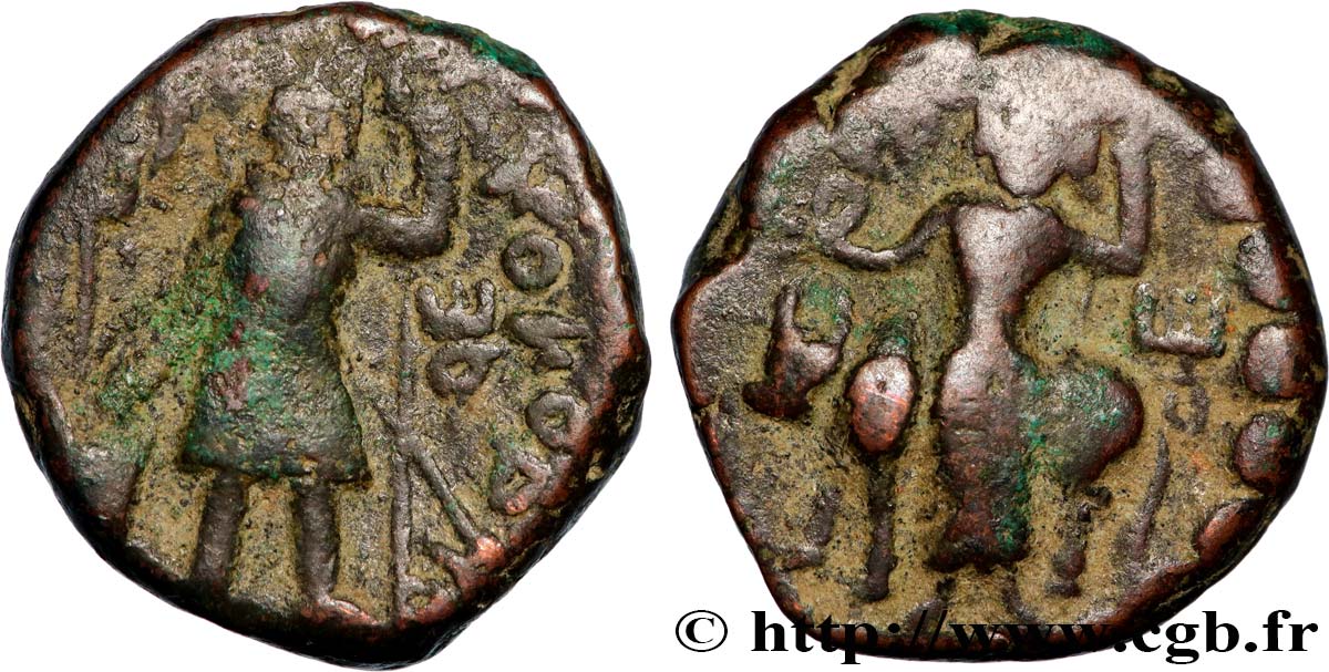 KOUSHAN - KOUSHAN KINGDOM - VASU-DEVA I Tétradrachme VF/XF