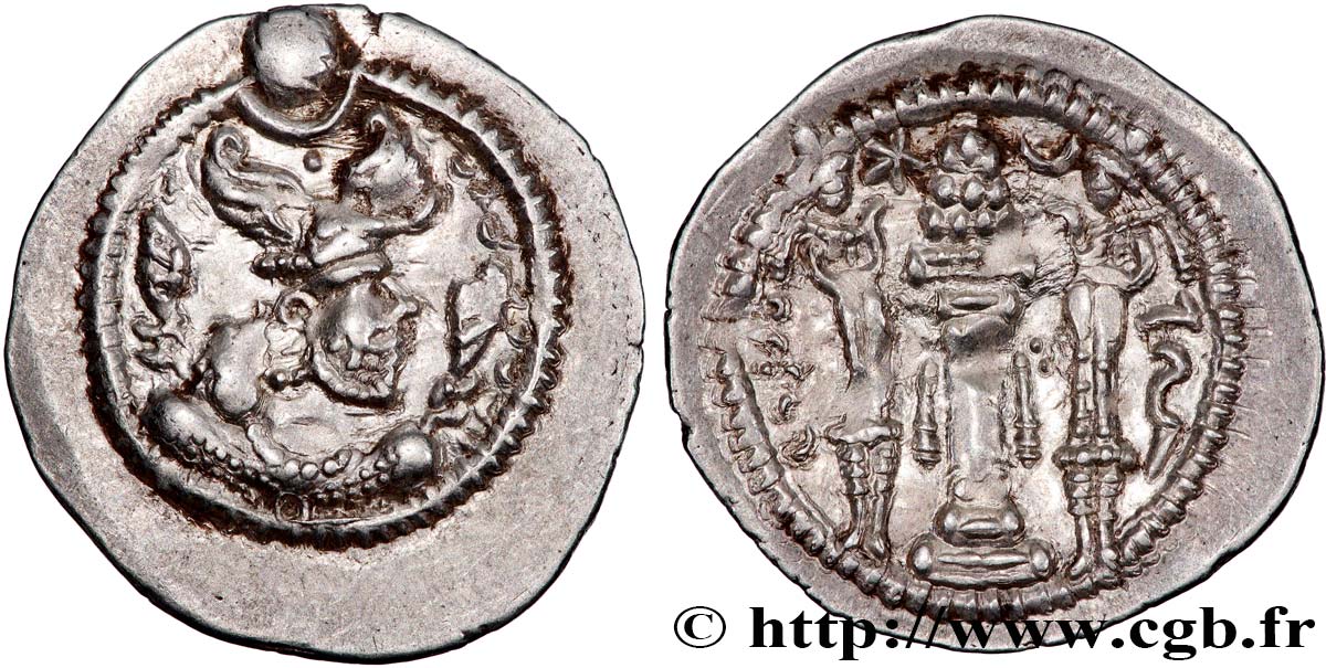 SASSANIAN - SASSANIAN KINGDOM - PEROZ I Drachme AU