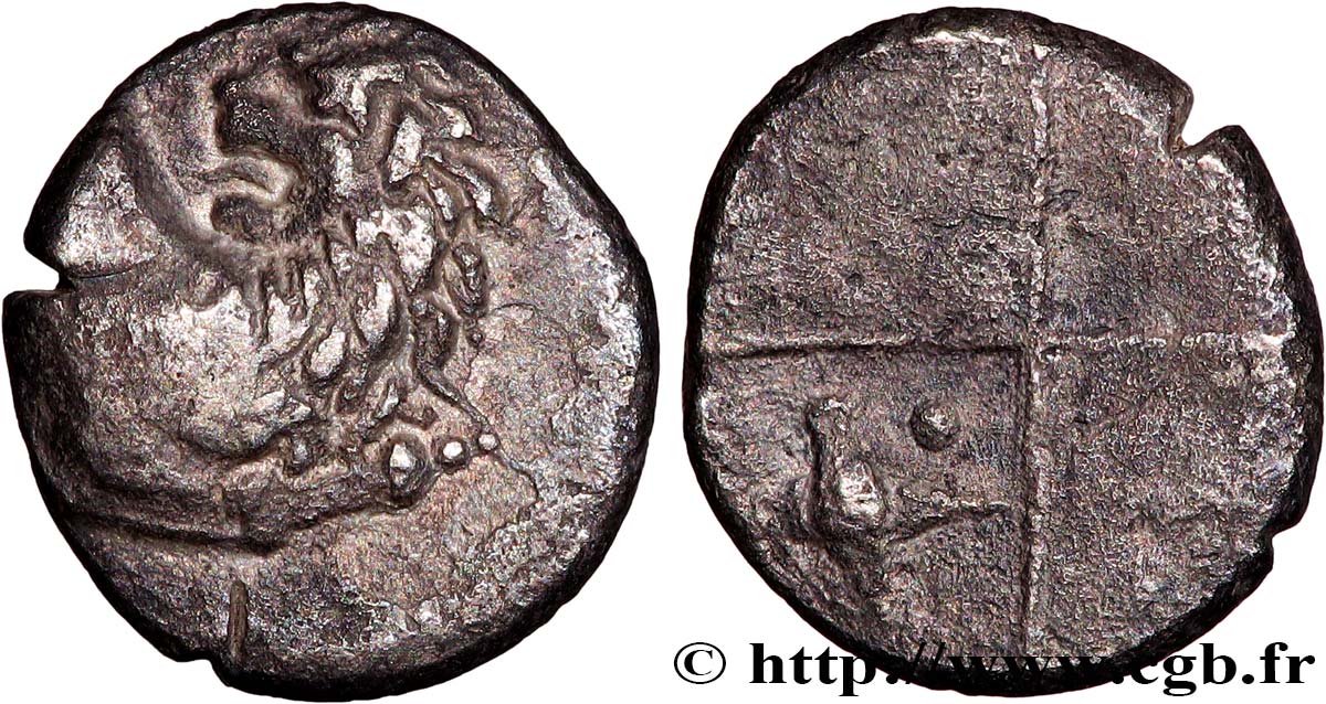 THRACIA - THRACIAN CHERSONESE - CHERRONESOS Hemidrachme ou tetrobole AU/XF