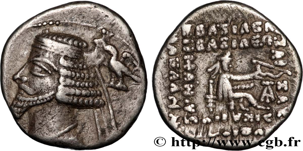 PARTHIA - PARTHIAN KINGDOM - PHRAATES IV Drachme AU