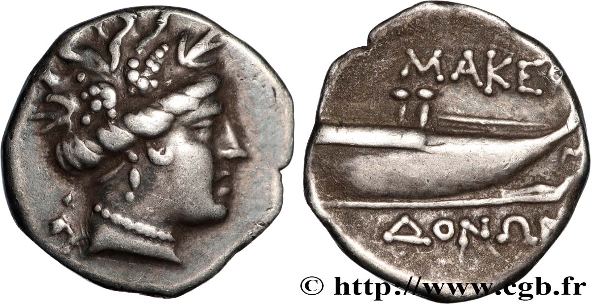 MACEDONIA - AUTONOMOUS COINAGE Tetrobole AU