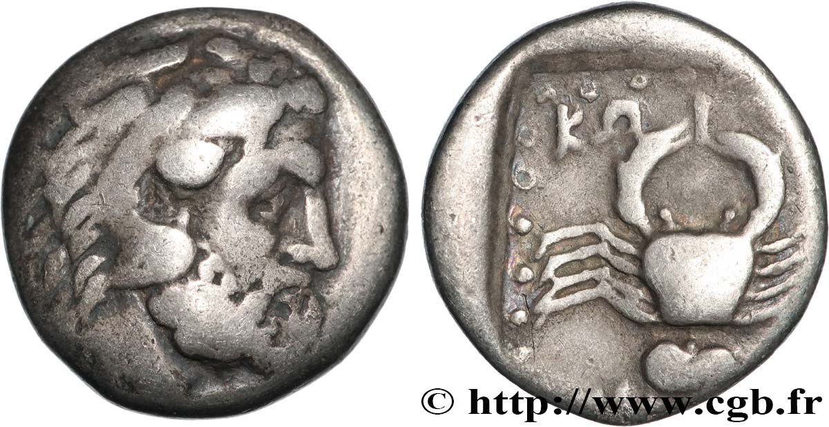 CARIA - ISLANDS OF CARIA - KOS Drachme XF