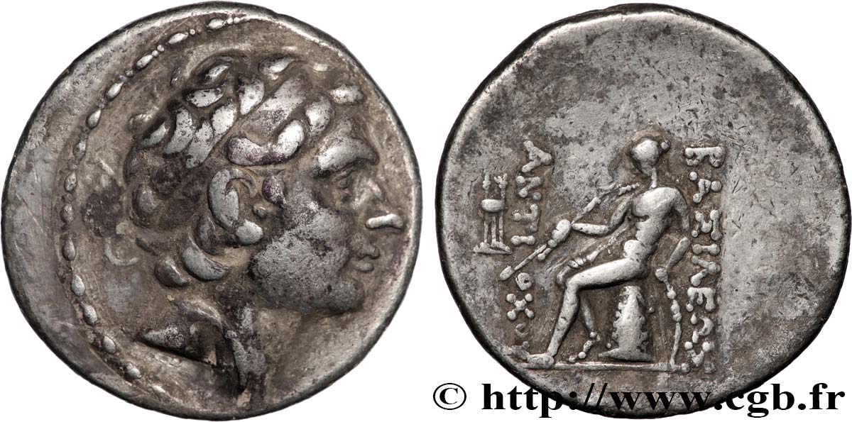 SYRIA - SELEUKID KINGDOM - ANTIOCHUS III THE GREAT Tétradrachme AU/XF