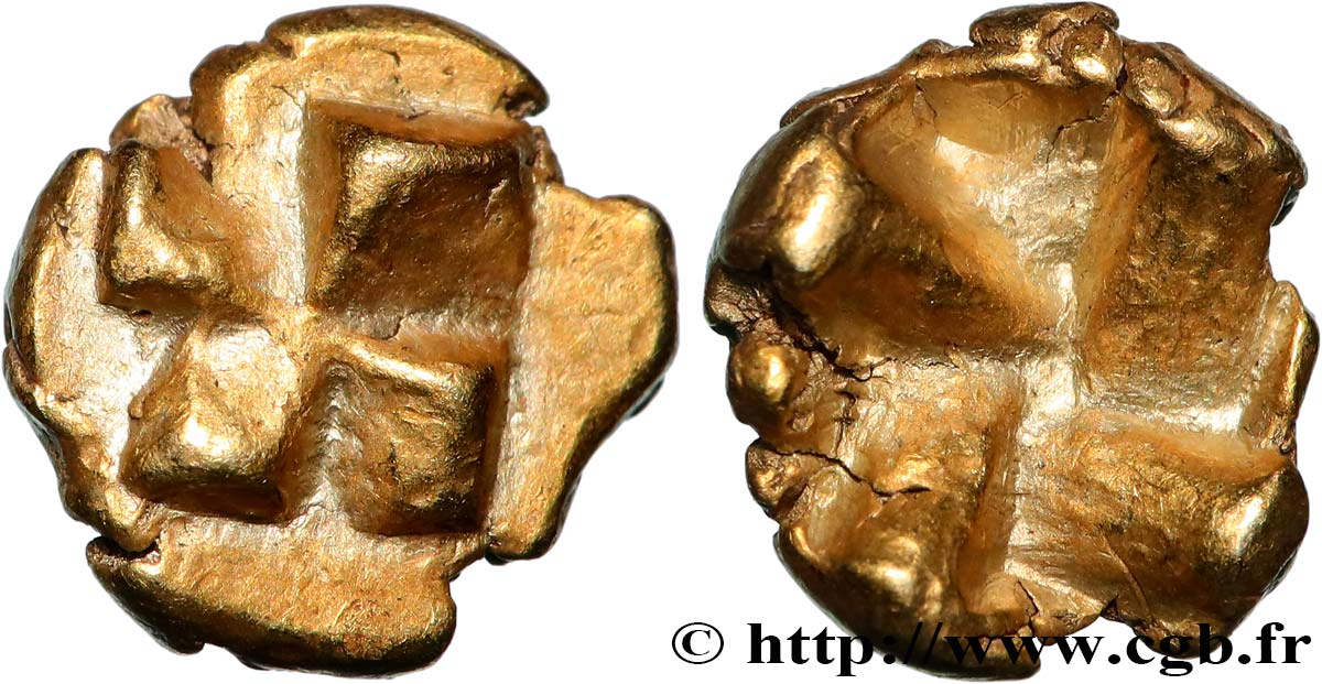 IONIE - MILET Vingt-quatrième de statère en électrum TTB+