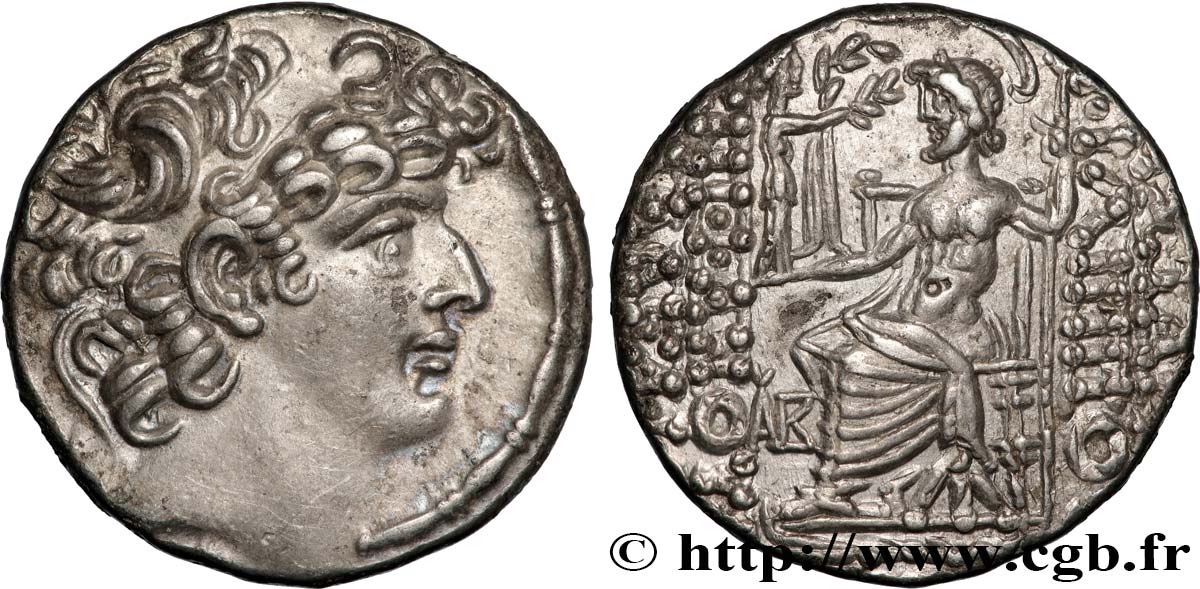 SYRIA - ROMAN PROVINCE - AULUS GABINUS Tétradrachme syro-phénicien AU