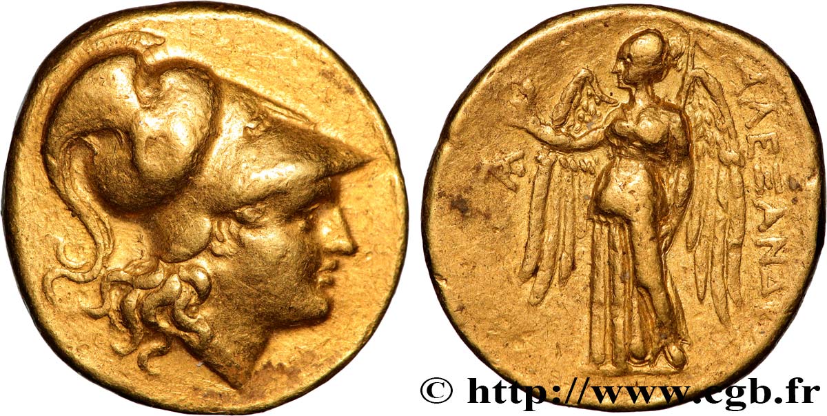 MACÉDOINE - ROYAUME DE MACÉDOINE - ALEXANDRE III LE GRAND Statère d or