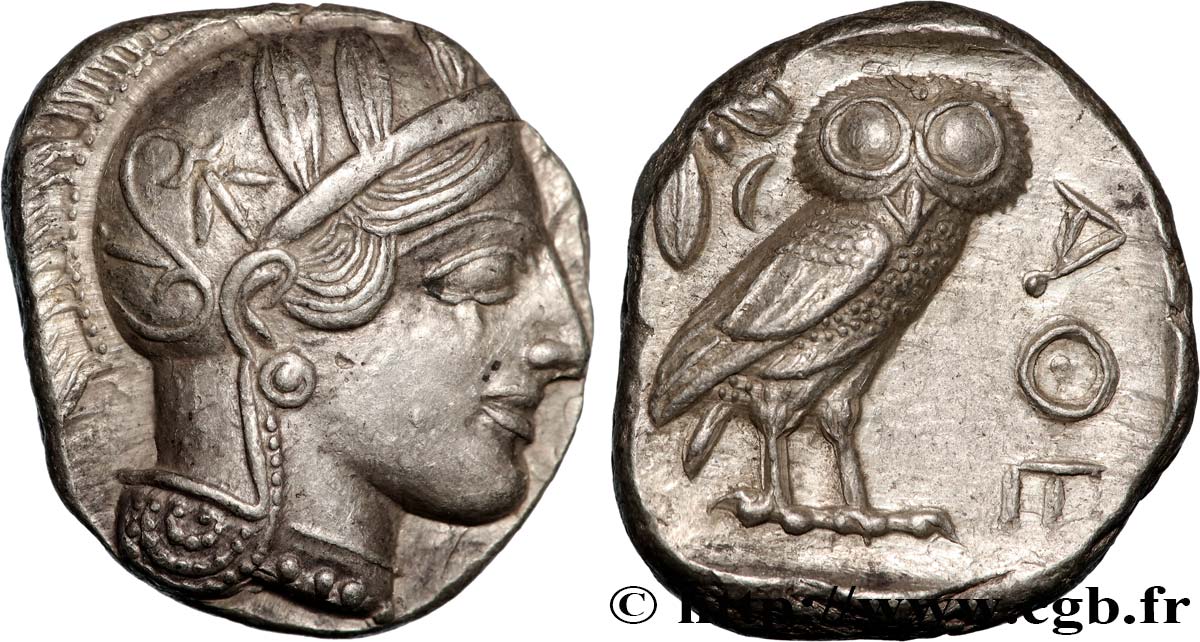 ATTICA - ATHENA Tétradrachme MS/SPL