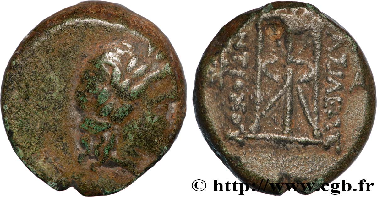 SYRIA - SELEUKID KINGDOM - ANTIOCHOS III THE GREAT Demi-unité VF/XF