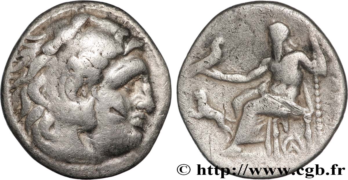 THRACE - THRACIAN KINGDOM - LYSIMACHOS Drachme XF/VF