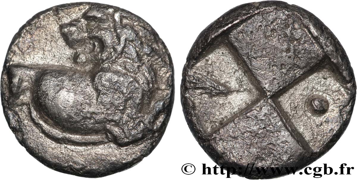 THRACIA - THRACIAN CHERSONESE - CHERRONESOS Hemidrachme ou tetrobole AU